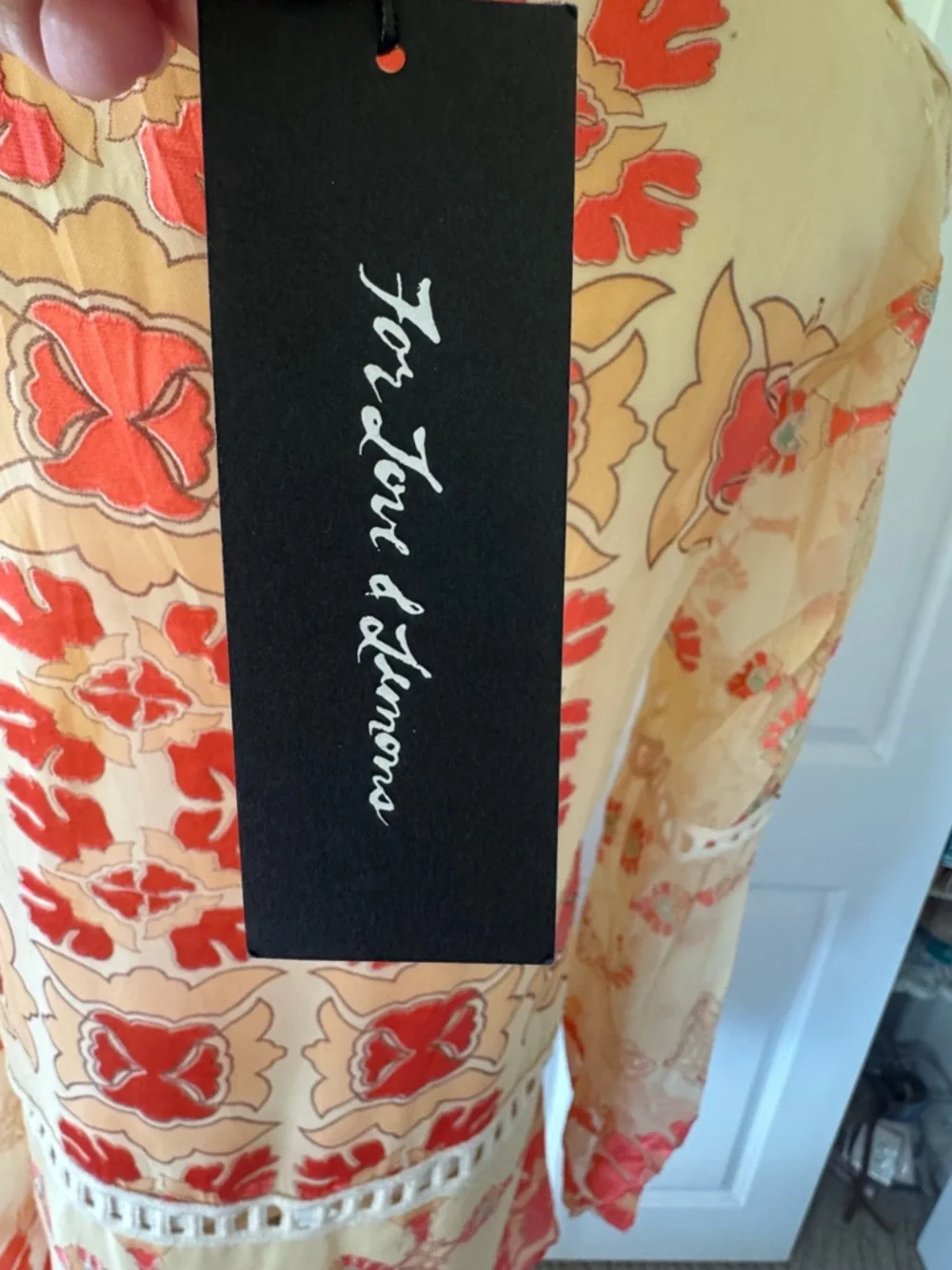For Love And Lemons NWT Barcelona Dress Large - Picture 12 of 14
